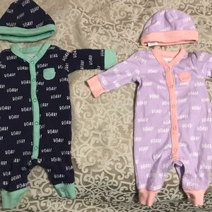 Twins coordinating outfits